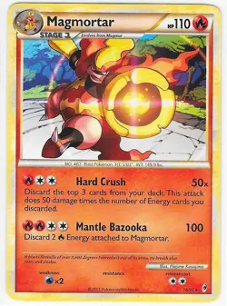 POKEMON CARD - MAGMORTAR 16/95 CALL OF LEGENDS NON-HOLO RARE NM - Image 1
