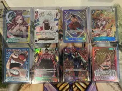 One Piece SEC SR Leader Lot of 8 Cards Japanese Gear Two Luffy Alt Art - NM/M 🔥 - Image 1