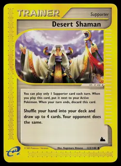 Pokemon Card - Desert Shaman Skyridge 123/144 Non Holo - Image 1