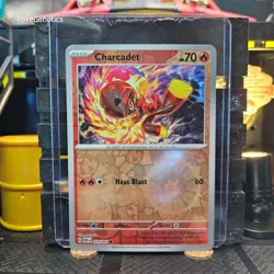 Charcadet Paldean Fates Reverse Holo Pokemon TCG 014/091 Scarlet & Violet Common - Image 1