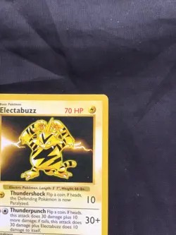 Pokemon Cards: Base Set Shadowless Rare: Electabuzz 20/102 - Image 3