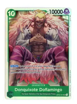 Donquixote Doflamingo OP04-031 SR One Piece Kingdoms of Intrigue Card - Image 1
