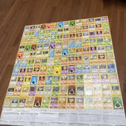 Pokemon Base Set Non Holo Lot of 140 Cards WOTC TCG HP-MP Pokemon Nintendo - Image 1