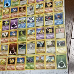 Pokemon Base Set Non Holo Lot of 140 Cards WOTC TCG HP-MP Pokemon Nintendo - Image 2
