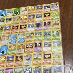 Pokemon Base Set Non Holo Lot of 140 Cards WOTC TCG HP-MP Pokemon Nintendo - Image 3