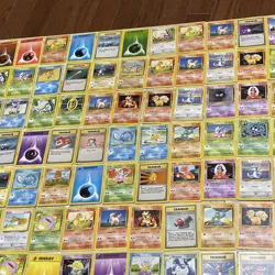 Pokemon Base Set Non Holo Lot of 140 Cards WOTC TCG HP-MP Pokemon Nintendo - Image 4