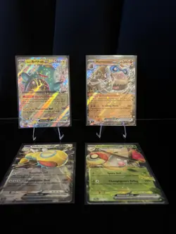 Pokemon TCG Journey Together EX 4 Card Lot Bellibolt, Mamoswine, Dundunsparce... - Image 1