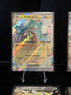 Pokemon TCG Journey Together EX 4 Card Lot Bellibolt, Mamoswine, Dundunsparce... - Image 2