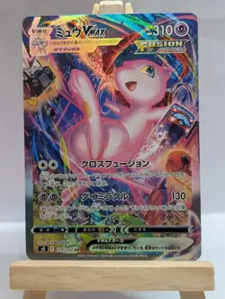 Custom Fan Art Mew Vmax Fusion Strike High Quality Custom Card Foil Finish Japan - Image 1