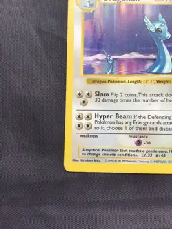 Pokemon Cards: Base Set Shadowless Rare: Dragonair 18/102 - Image 5