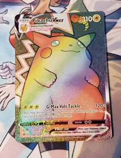 Pokemon Card Pikachu VMAX (Secret) 188/185 Swsh04: Vivid Voltage Holo NM - Image 1