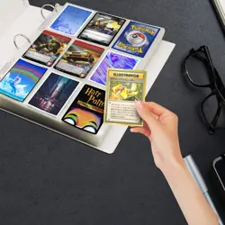 540 Pockets Trading Card Binder Sheets - 9 Pocket Pages for 3 Ring Binder - Image 5