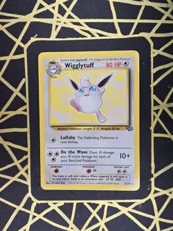 🔥 Wigglytuff 32/64 🔥 Original Non Holo Rare Jungle Set Pokemon Card WOTC 1999 - Image 2