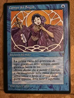 Field of Dreams Italian Legends Rare MtG Magic the Gathering Reserved List NM - Image 1
