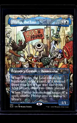 2021 MTG Magic The Gathering SLD Secret Lair Borderless #583 Fblthp the Lost - Image 1