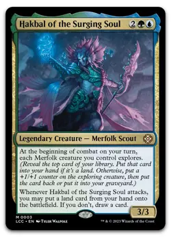 Hakbal of the Surging Soul #3 (NM) Lost Caverns of Ixalan LCC Magic MTG - Image 1