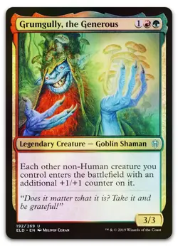 Grumgully, the Generous #192 (Foil) (NM) Throne of Eldraine ELD Magic MTG - Image 1