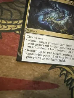 Mtg Magic Graceful Restoration Modern Horizons Crimp Miscut Misprint Partial - Image 2