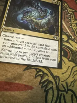 Mtg Magic Graceful Restoration Modern Horizons Crimp Miscut Misprint Partial - Image 3