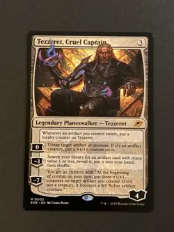 MTG Magic the Gathering Tezzeret, Cruel Captain (2/426) Edge of Eternities NM - Image 1
