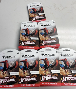 46x Marvel Spider-Man Play Sleeved Booster Pack ENGLISH MTG: Magic The Gathering - Image 1