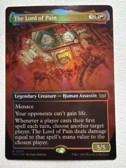 The Lord of Pain - Borderless - Commander: Duskmourn - Mythic - Near Mint MTG - Image 1