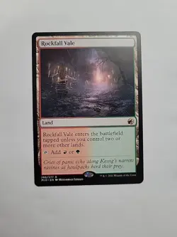 MTG - Rockfall Vale Innistrad: Midnight Hunt Regular Rare #266 - Image 1