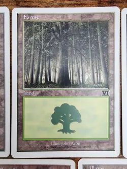 MTG ⭐6th Sixth Edition Basic Land Set LP+⭐ 5x Lands: 1 of each land ⭐1999 Magic - Image 4