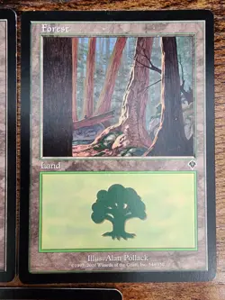 MTG ⭐Invasion Basic Land Set VLP⭐ 5x Lands: 1x of each land ⭐2000 Vintage Magic - Image 5