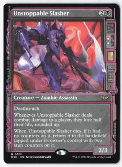 Unstoppable Slasher (Showcase) R Duskmourn: House of Horror 312 NM - Image 1