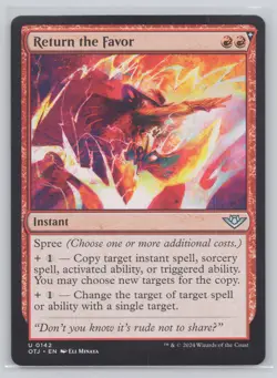 Return the Favor Normal U Outlaws of Thunder Junction 142 NM - Image 1