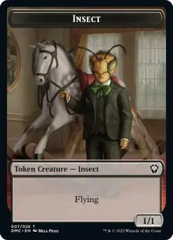 MTG {Insect Token} - Dominaria United Commander #T07 - Image 1