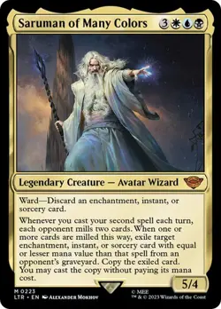 MTG - Saruman of Many Colours - Lord of the Rings - Magic the Gathering - Image 1
