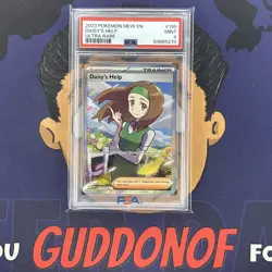 PSA 9 MINT 2023 Pokemon EN-151 DAISY’S HELP #195 Ultra Rare Full Art - Image 1