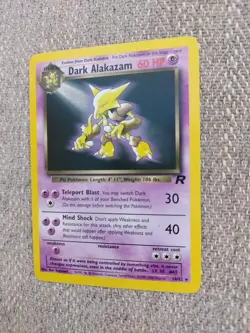 Pokemon TCG Dark Alakazam Team Rocket 18 Regular Unlimited Rare MINT - Image 3