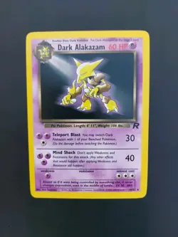 Pokemon TCG Dark Alakazam Team Rocket 18 Regular Unlimited Rare MINT - Image 5