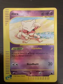 Pokemon TCG - Abra - 46/144 - Common Reverse Holo - Skyridge [Moderately Played] - Image 1