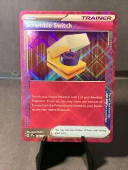 Pokemon TCG Scramble Switch 186/191 Sv08: Surging Sparks Holo ACE SPEC Rare - Image 1