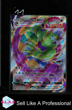 TORNADUS VMAX POKEMON 125/198 2021 SWSH CHILLING REIGN ENGLISH - Image 1