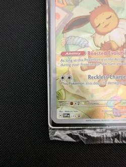 Pokemon Center Exclusive Eevee #173 Stamped Promo Prismatic Evolutions SEALED ✨✨ - Image 4