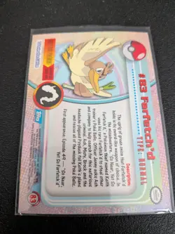 #83 FARFETCH'D - 2000 Topps Chrome Pokemon Holo Foil NM-MT! - Image 2