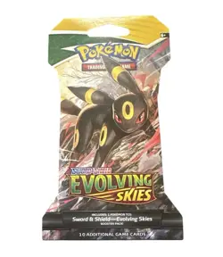 Pokemon TCG Sword and Shield Evolving Skies Sleeved Booster Pack 2021 820650808784 - Image 1
