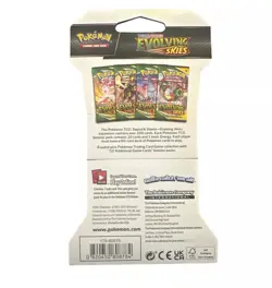 Pokemon TCG Sword and Shield Evolving Skies Sleeved Booster Pack 2021 820650808784 - Image 2