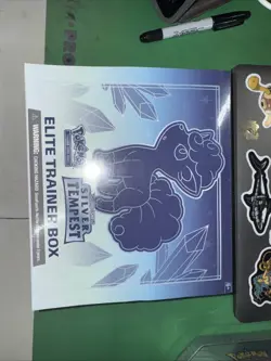 Pokemon TCG Silver Tempest Elite Trainer Box Sealed, ETB Sword Shield - Image 1