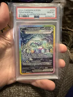 2024 POKEMON SCR EN-STELLAR CROWN SPECIAL ILLUSTRATION RARE TERAPAGOS EX PSA 10 - Image 1