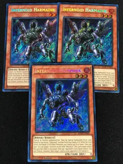 Yugioh Infernoid Harmadik BLTR-EN060 1ST SECRET X3 (NM) - Image 1