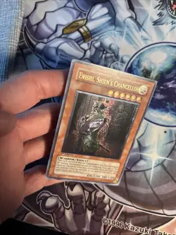 (MC) 1x Yugioh Enishi, Shien's Chancellor Ultimate Rare GLAS-EN032 1st Ed VLP - Image 4
