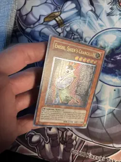 (MC) 1x Yugioh Enishi, Shien's Chancellor Ultimate Rare GLAS-EN032 1st Ed VLP - Image 5
