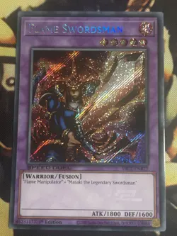 Yugioh: Flame Swordsman - SBC1-ENB22 - Secret Rare - 1st Edition - NM - Image 1
