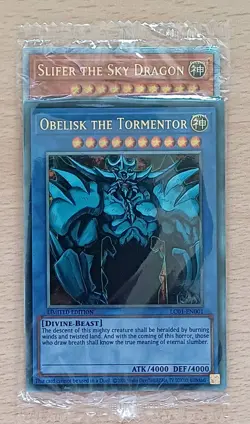 YuGiOh LC01 Sealed Promo Pack (Quarter Century Slifer the Sky Dragon LC01-EN002) - Image 1